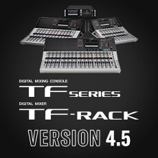 AG真人TF系列迎来V4.5版本，新增Audix麦克风预设与更灵活的 USB 输出规格！